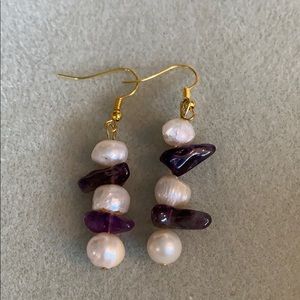 Awesome gemstone earrings brand new!!!